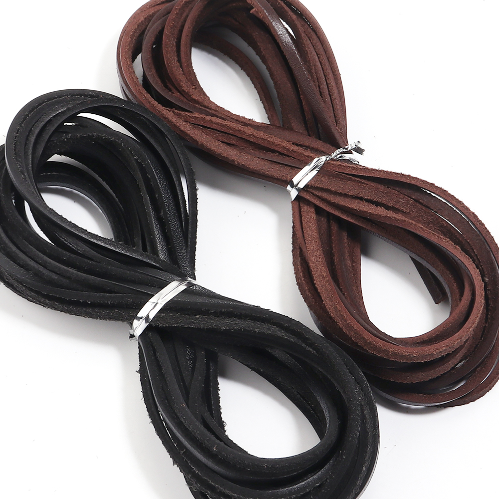 Leatherwork Diy - 5yards 3mm Genuine Cow Leather Cord