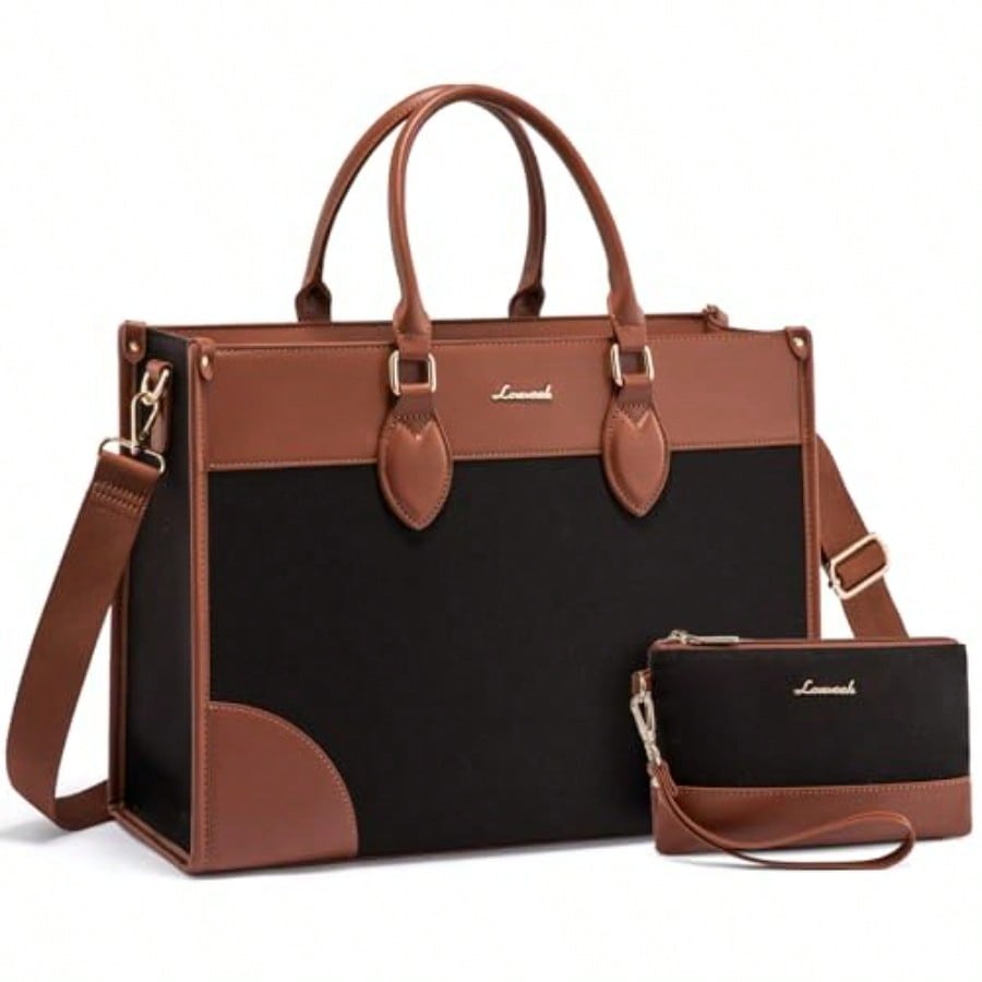 Leatherworking Classic - Laptop Bag For Women 15.6 Lnch,
