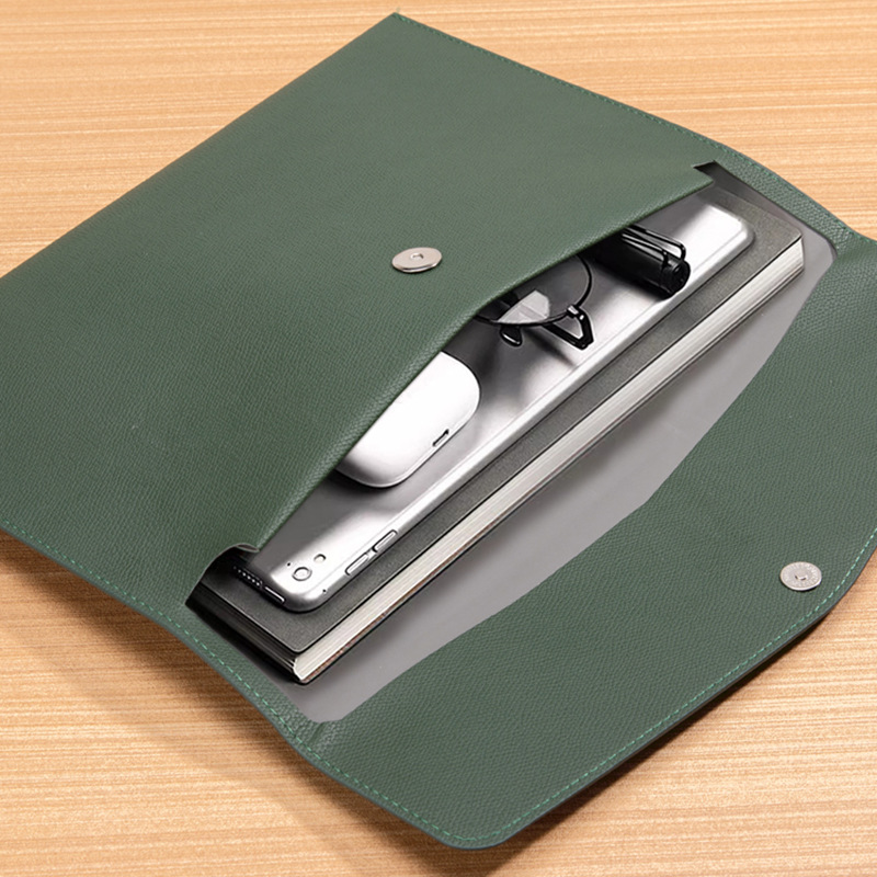 Leather Work Folder - A4 A5 Leather File Bag 1PC