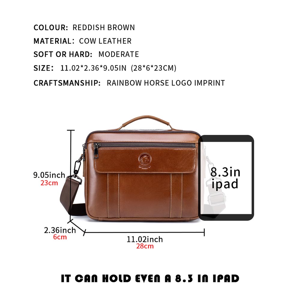New men's mini crossbody bag,  - đánh giá và giá Leatherwork Thread