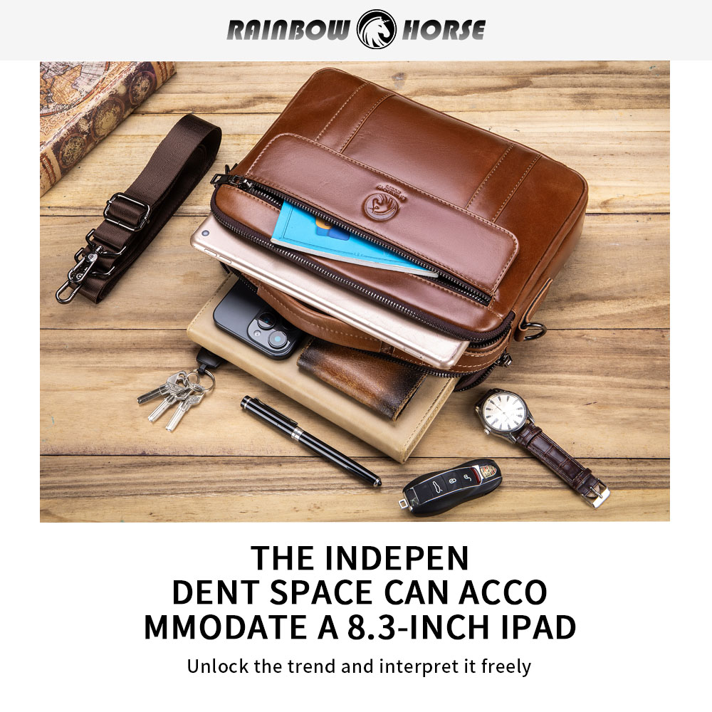 New men's mini crossbody bag,  - đánh giá và giá Leatherwork Thread