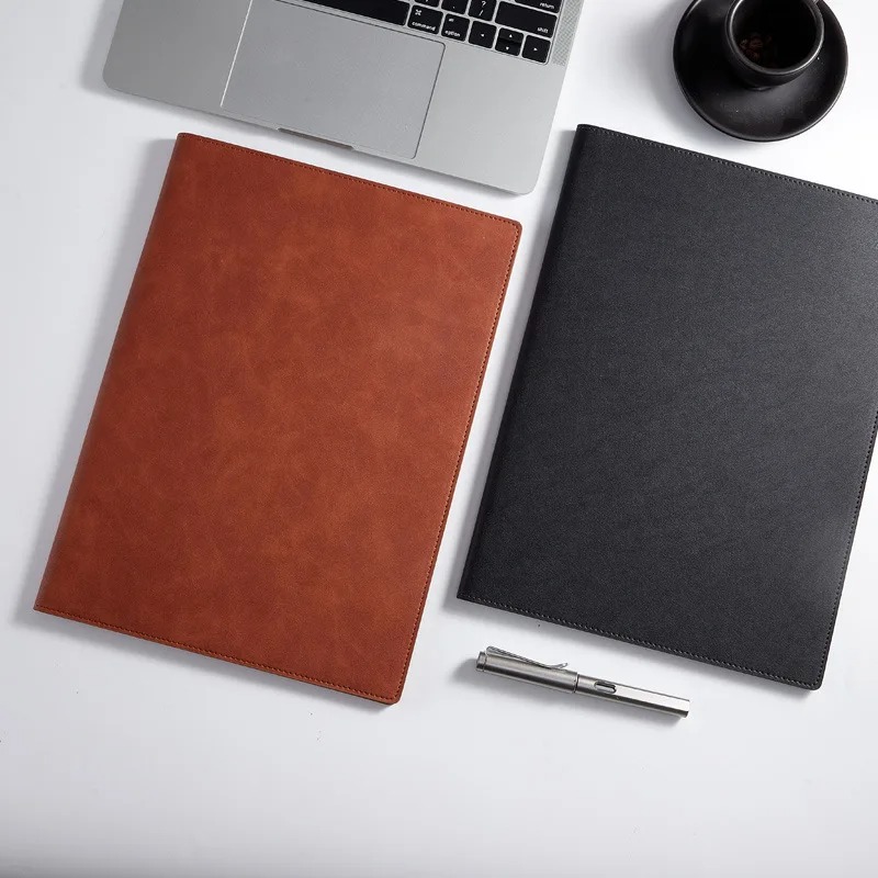 A4 Leather Business Portfolio  - đánh giá và giá Leather Work Folder