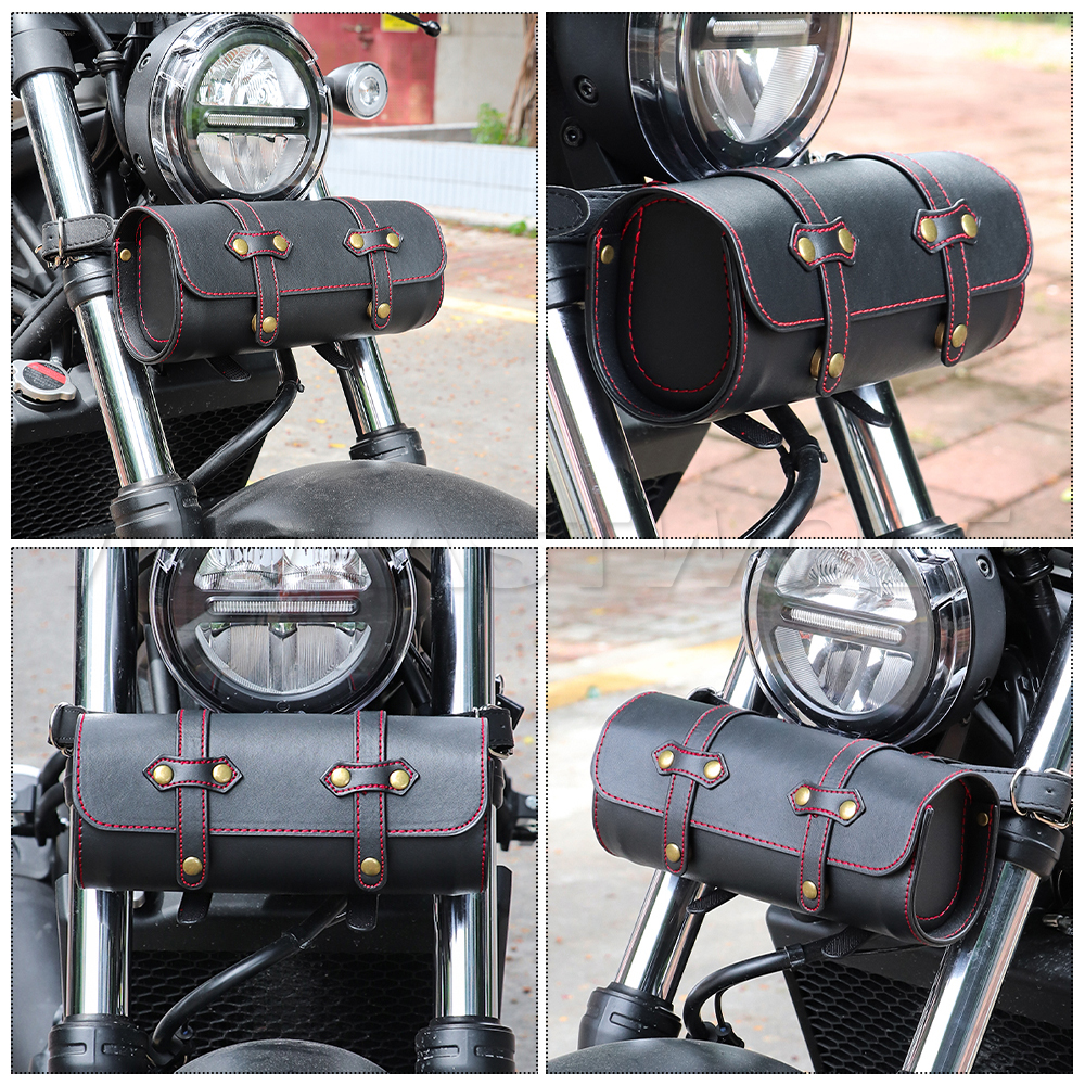 Motorcycle Universal Bag Saddl - đánh giá và giá Leather Workshop