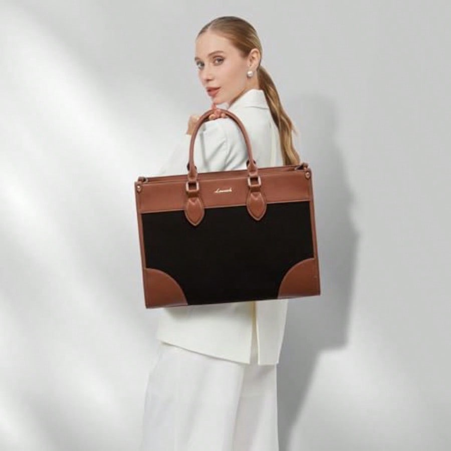 Laptop Bag For Women 15.6 Lnch - đánh giá và giá Leatherworking Classic