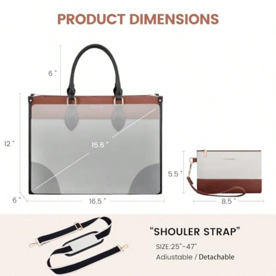 Laptop Bag For Women 15.6 Lnch - đánh giá và giá Leatherworking Classic