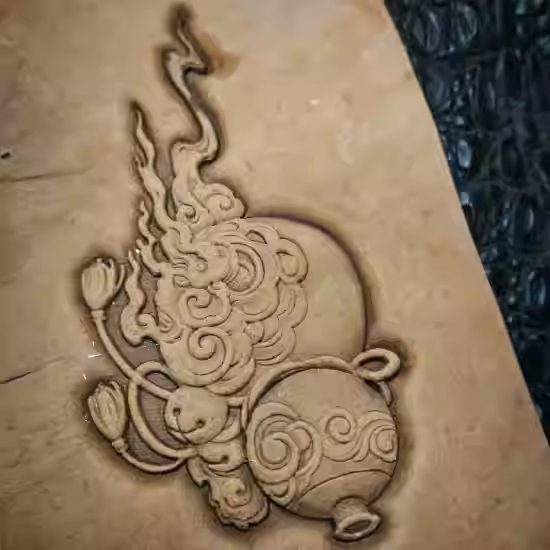 3D Gourd-shaped Leather Emboss - đánh giá và giá Leatherwork Flowers