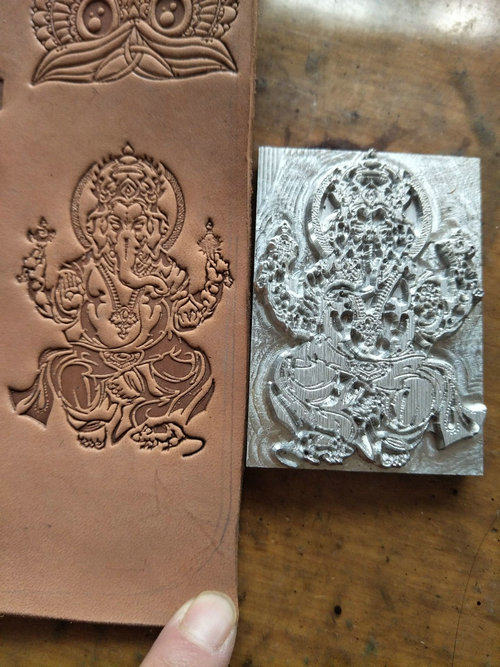 3D Gourd-shaped Leather Emboss - đánh giá và giá Leatherwork Flowers