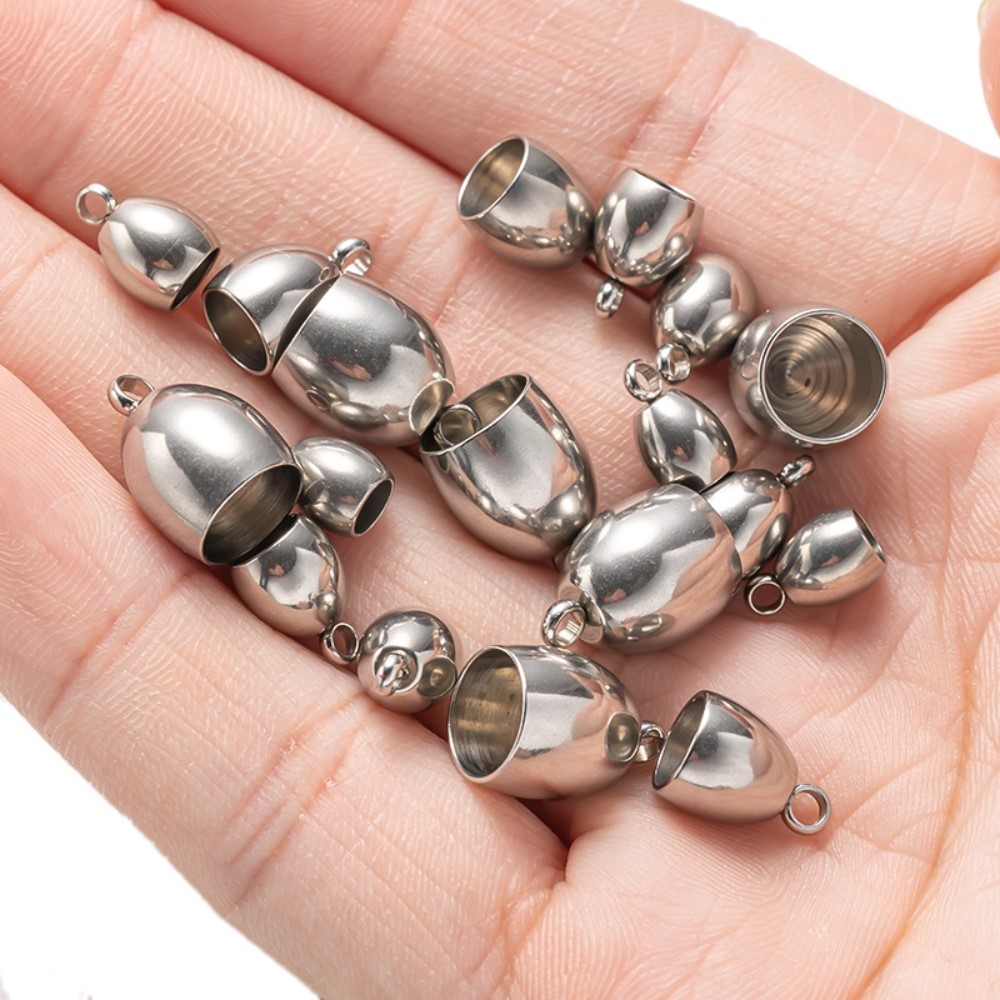 20pcs Tube End Caps Stainless  - đánh giá và giá Leatherwork Diy