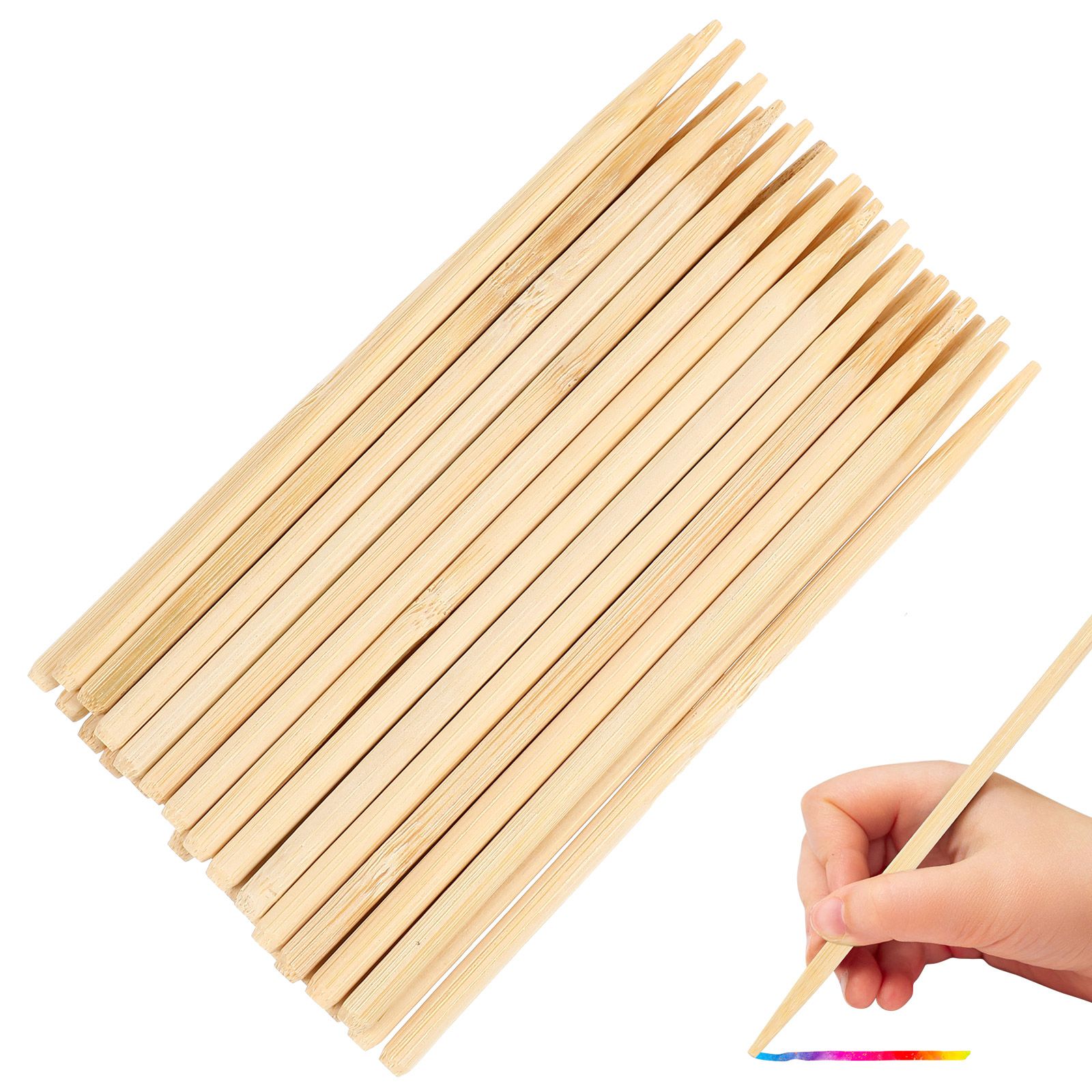 30pcs Scratch Bamboo Pens Wax  - đánh giá và giá Leatherwork Diy