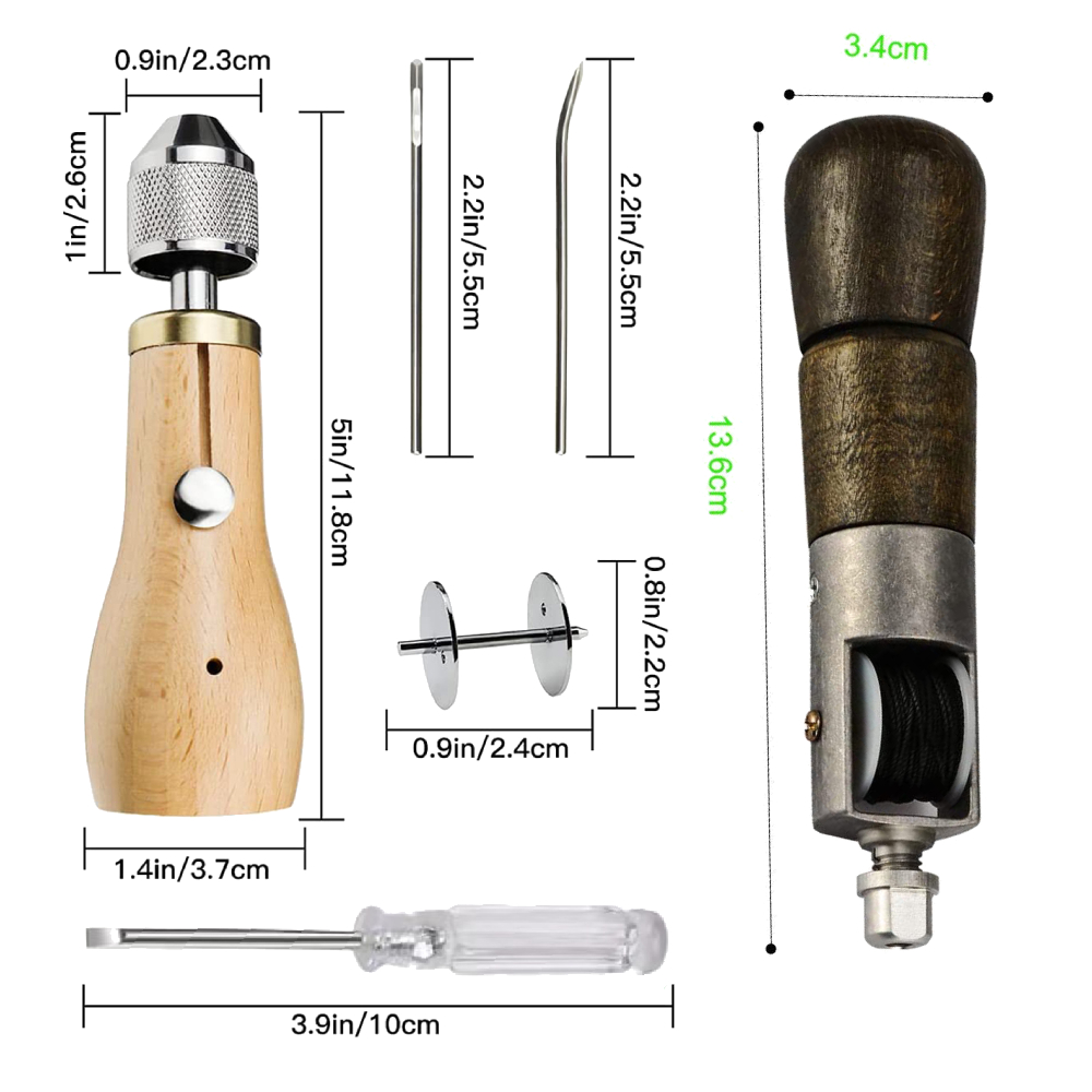 Leather Sewing Awl Thread Kit  - đánh giá và giá Leatherwork Thread