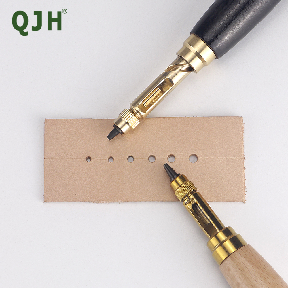 QJH 1Set Japanese Screw Punch  - đánh giá và giá Leathercraft Japan