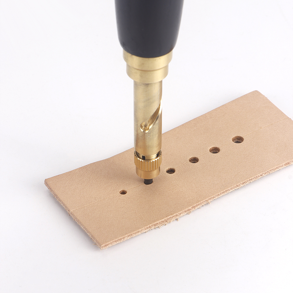 QJH 1Set Japanese Screw Punch  - đánh giá và giá Leathercraft Japan