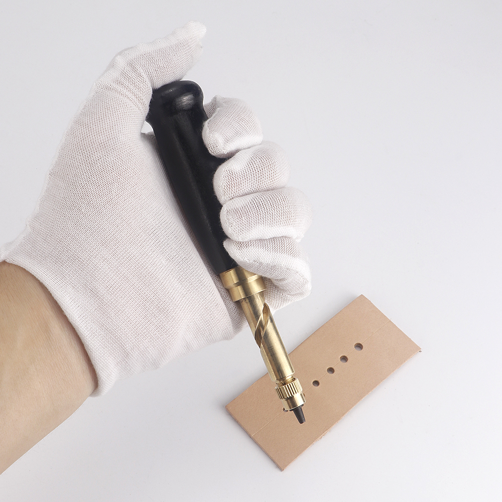 QJH 1Set Japanese Screw Punch  - đánh giá và giá Leathercraft Japan