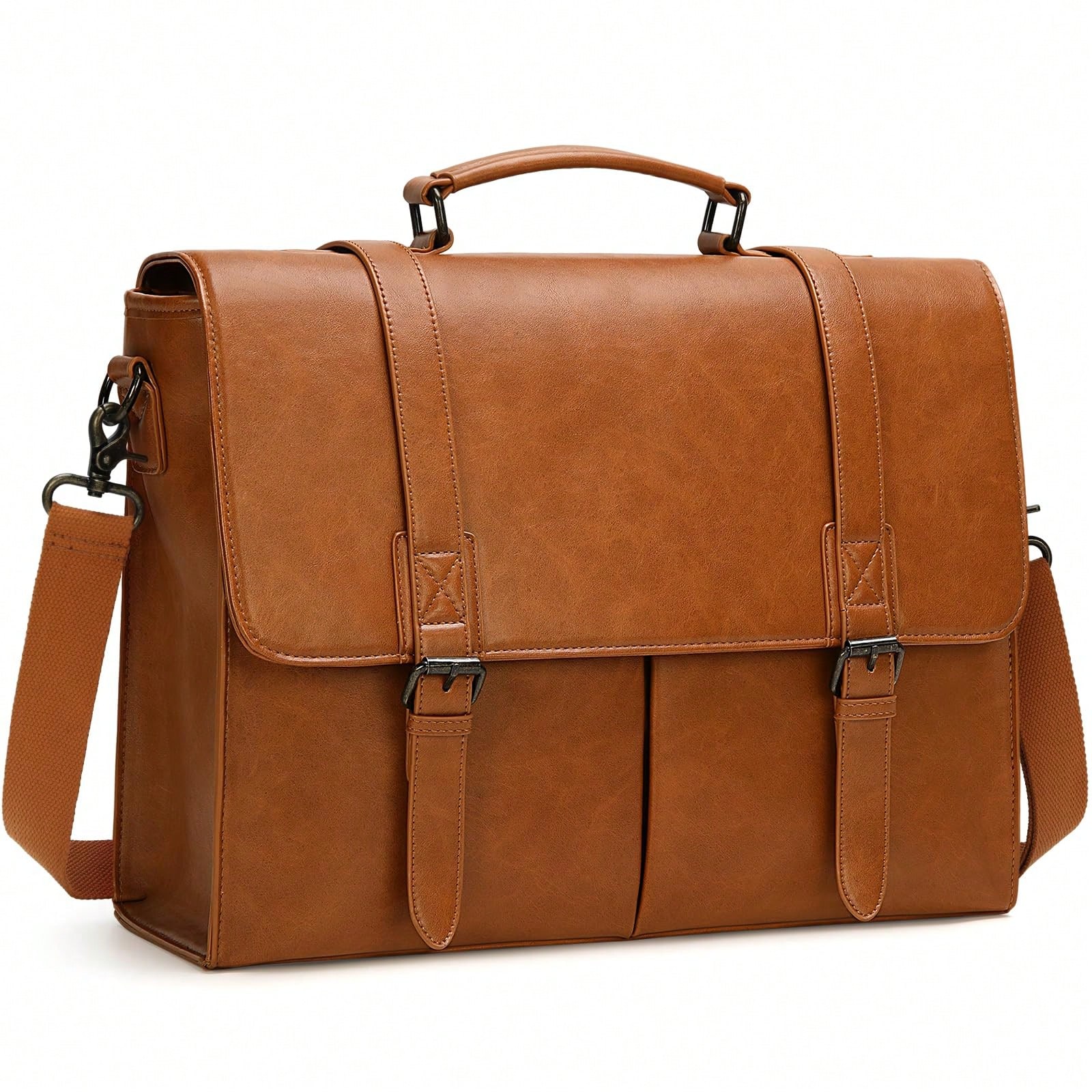 Messenger Bag For Men 15.6 Inc - đánh giá và giá Leatherworking Classic