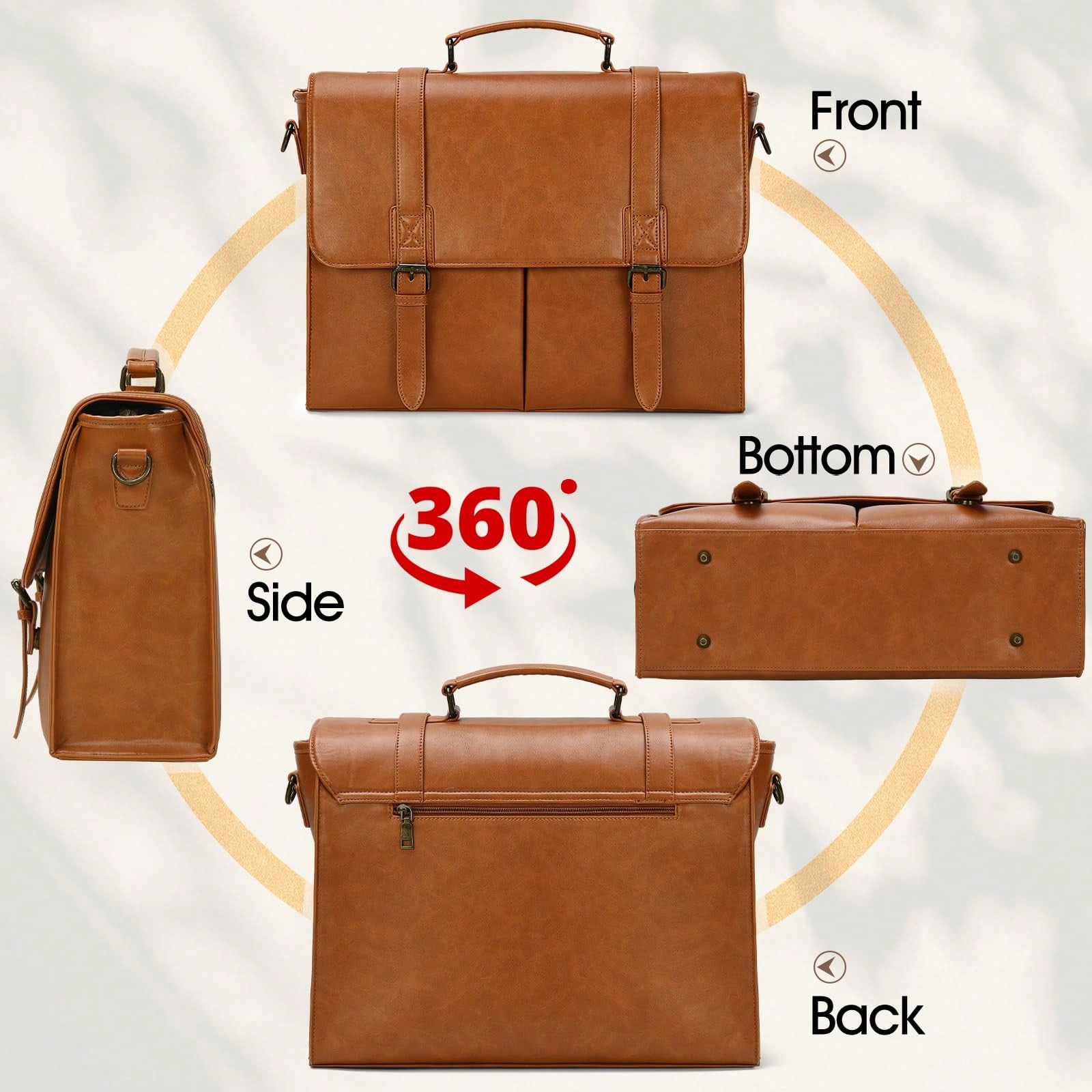 Messenger Bag For Men 15.6 Inc - đánh giá và giá Leatherworking Classic