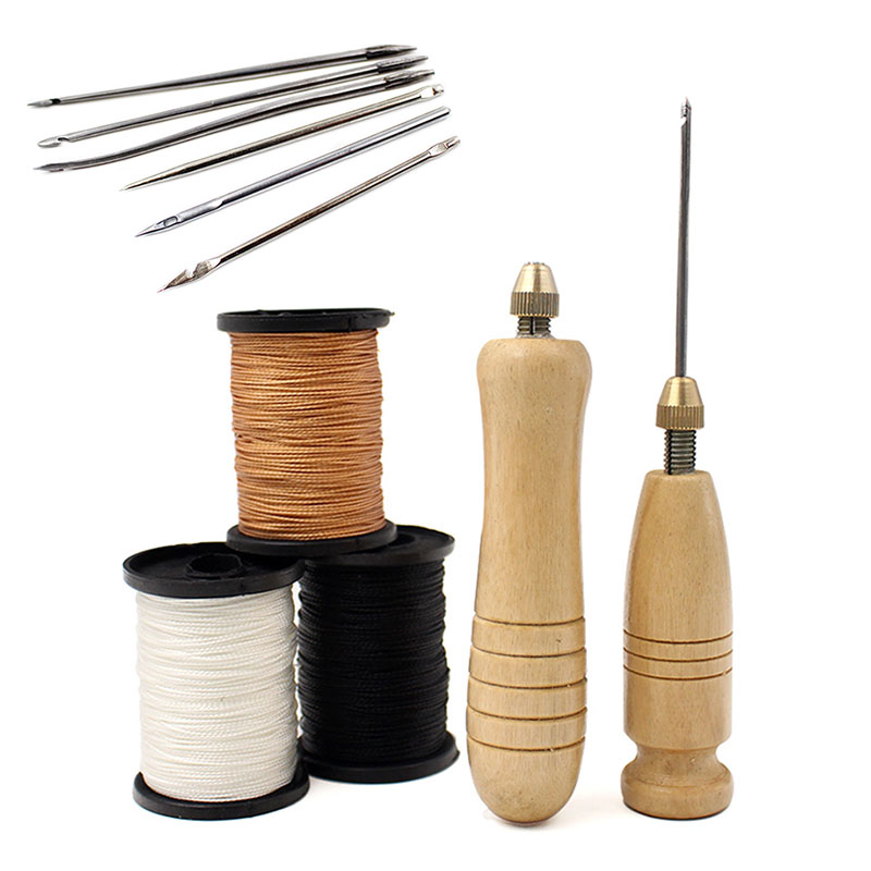 1Set DIY Leather Sewing Awl Ne - đánh giá và giá Leatherwork Thread