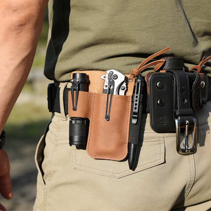 EDC Leather Flashlight Tool Ho - đánh giá và giá Leather Workshop