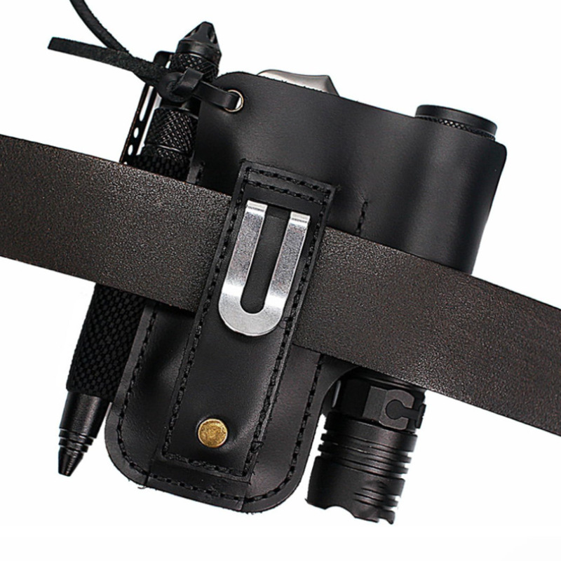 EDC Leather Flashlight Tool Ho - đánh giá và giá Leather Workshop