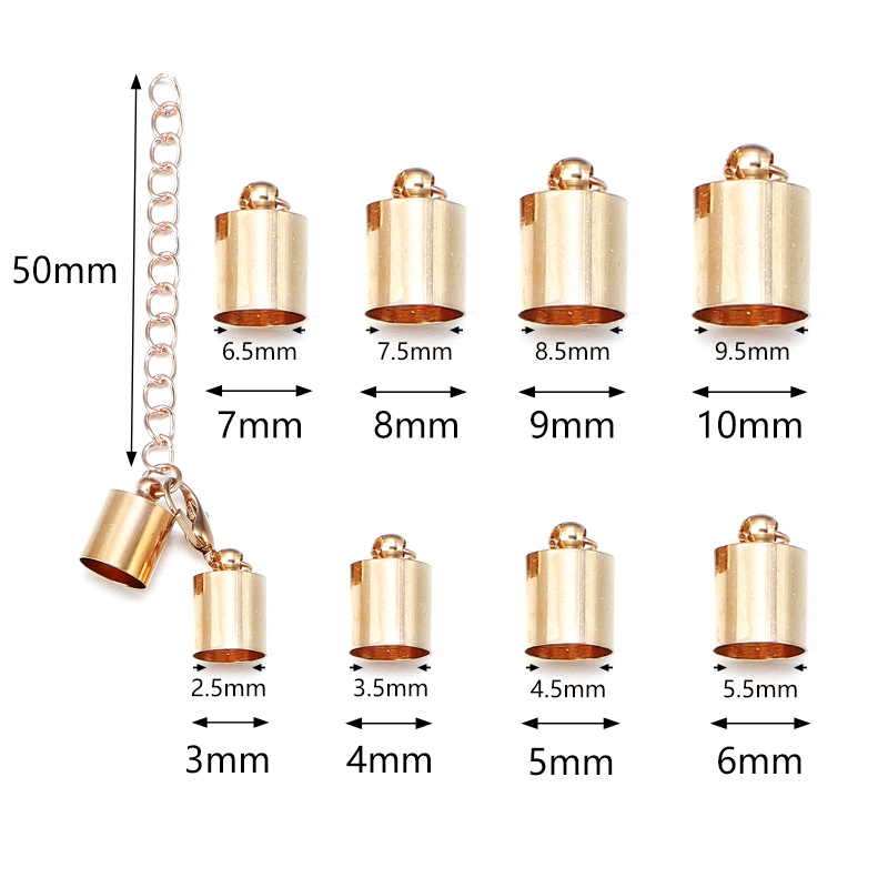 10Sets Leather Cord End Caps W - đánh giá và giá Leatherwork Diy
