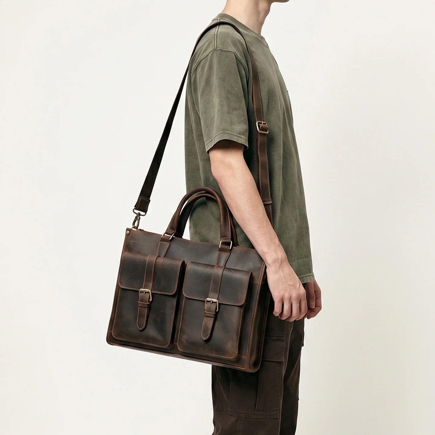 Vintage Genuine Leather Men Cr - đánh giá và giá Leatherwork Thread
