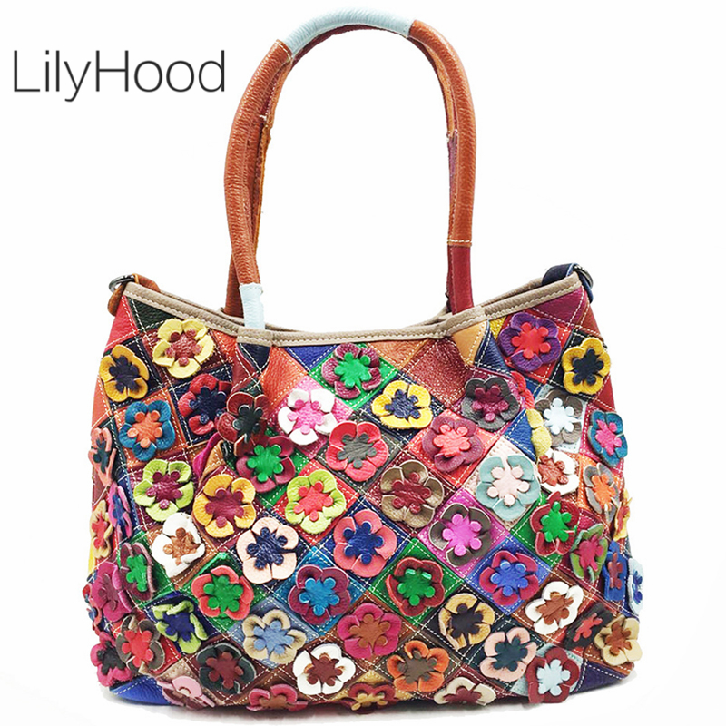 Oversized Female Genuine Leath - đánh giá và giá Leatherwork Flowers