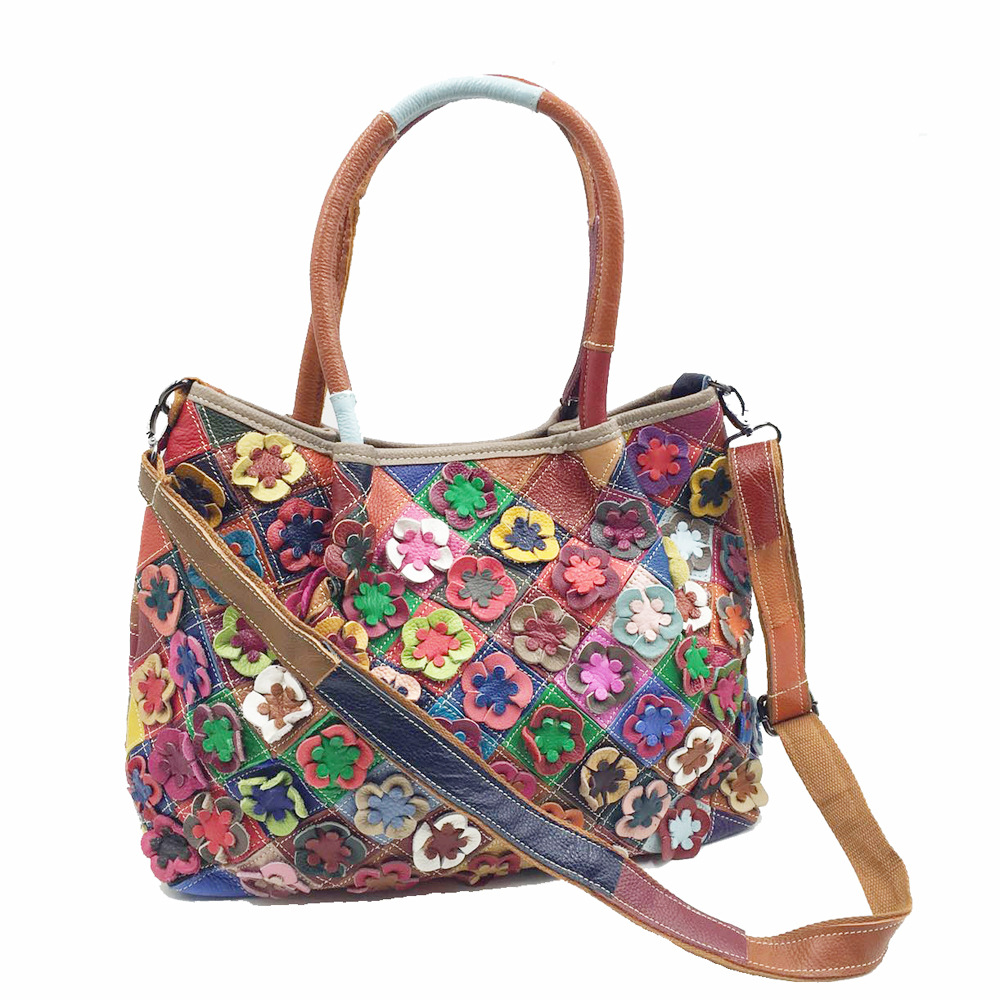 Oversized Female Genuine Leath - đánh giá và giá Leatherwork Flowers