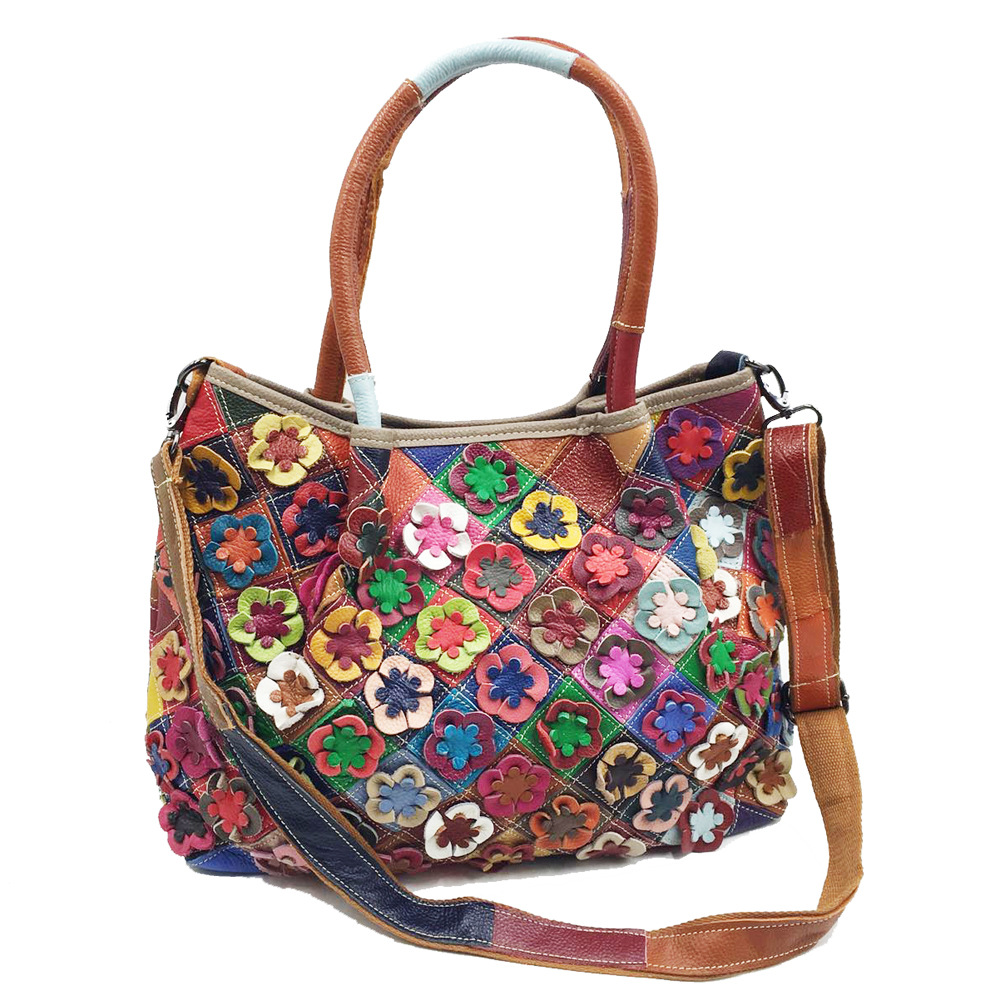 Oversized Female Genuine Leath - đánh giá và giá Leatherwork Flowers