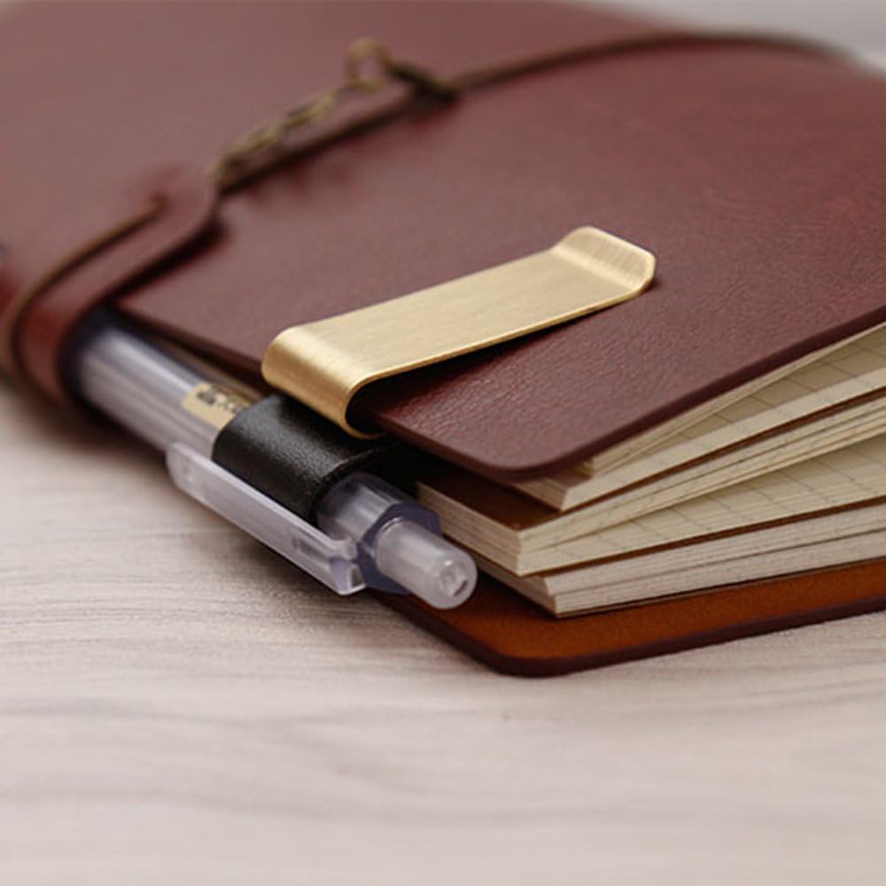 Handmade Leather Brass Stainle - đánh giá và giá Leather Work Folder