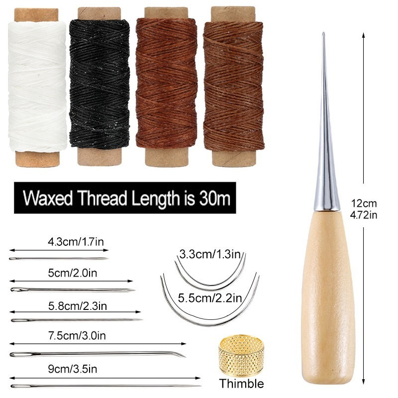 13 Pcs Leather Sewing Set Hand - đánh giá và giá Leatherwork Thread