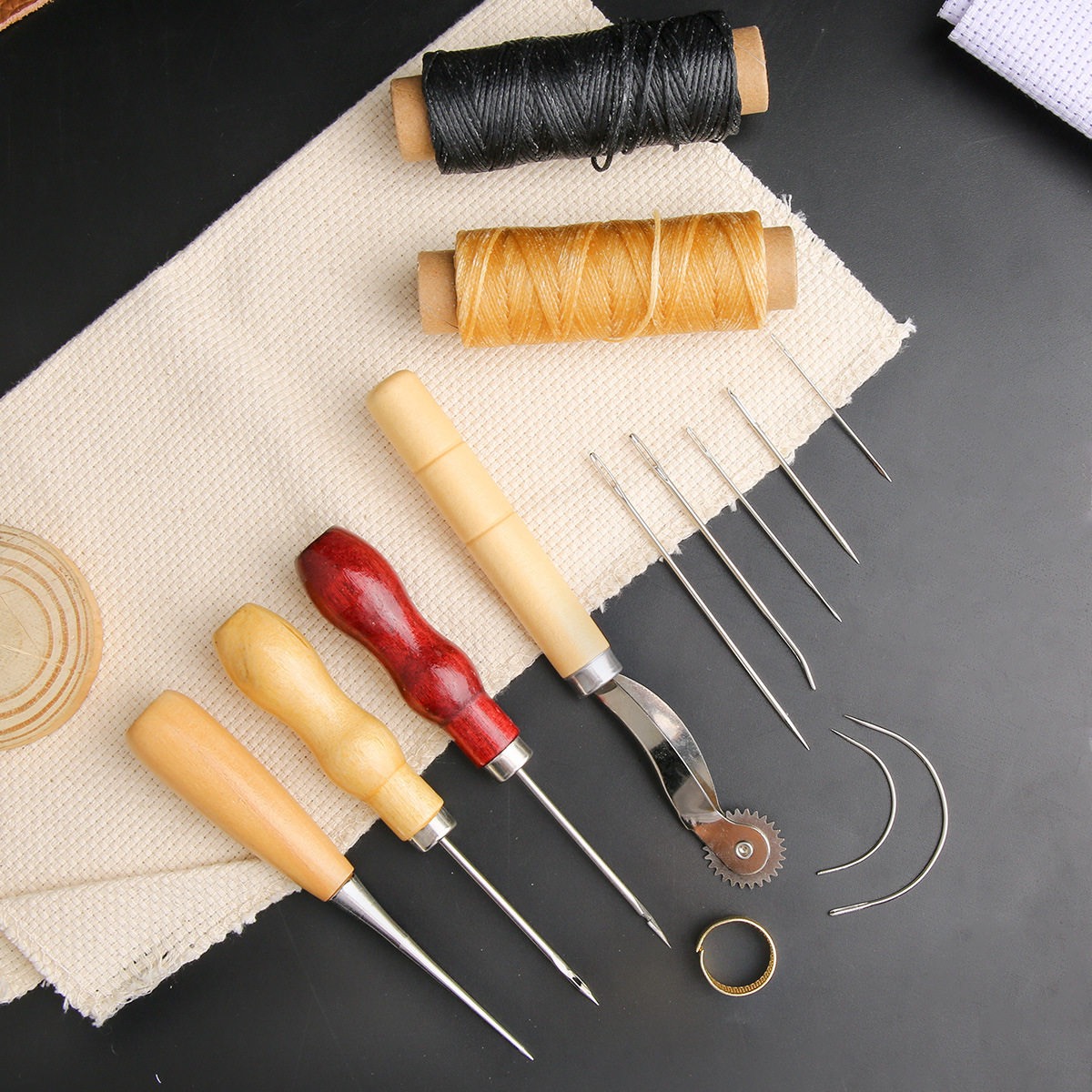 13 Pcs Leather Sewing Set Hand - đánh giá và giá Leatherwork Thread