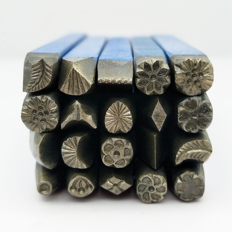DIA 5.5mm 20pcs DIY Stamp Work - đánh giá và giá Leatherwork Flowers