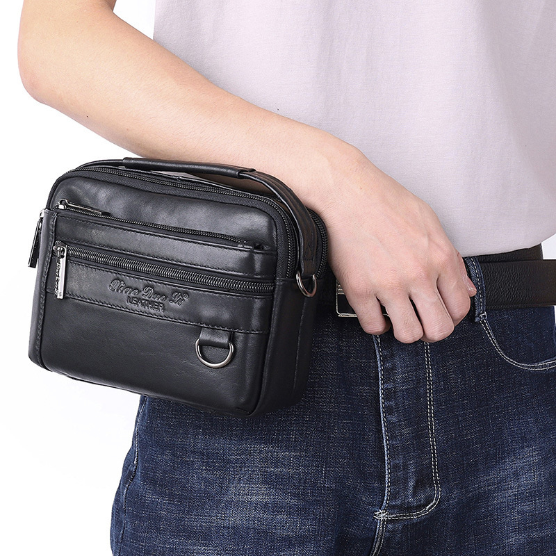 Men's waist bag multi function - đánh giá và giá Leatherwork Thread