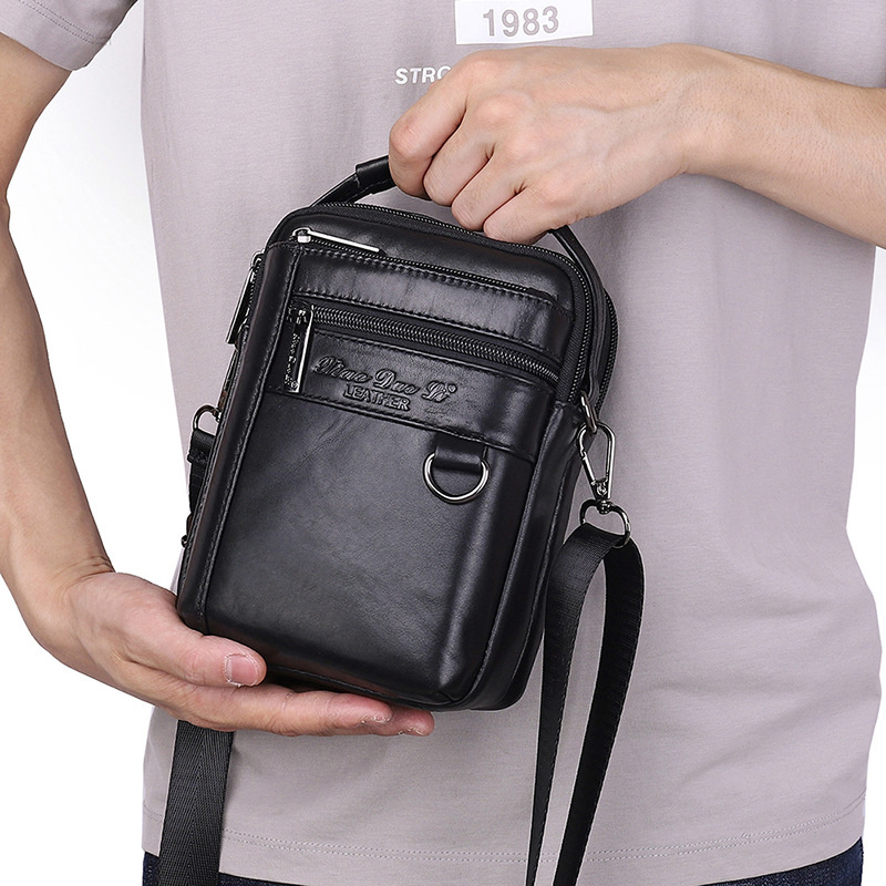 Men's waist bag multi function - đánh giá và giá Leatherwork Thread