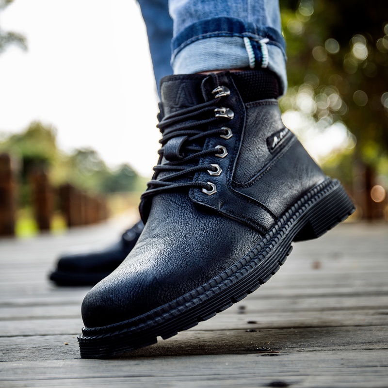 Men Boots Outdoor Leather Ankl - đánh giá và giá Leatherworking Classic