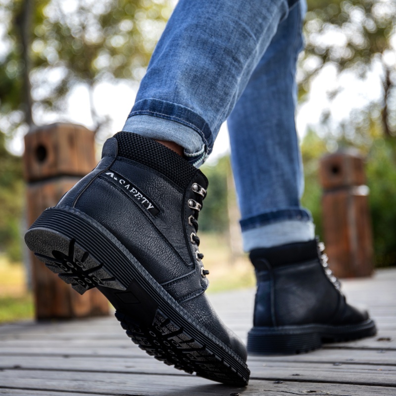 Men Boots Outdoor Leather Ankl - đánh giá và giá Leatherworking Classic