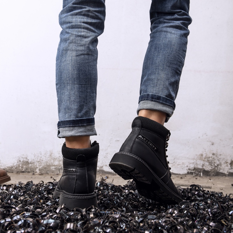 Men Boots Outdoor Leather Ankl - đánh giá và giá Leatherworking Classic