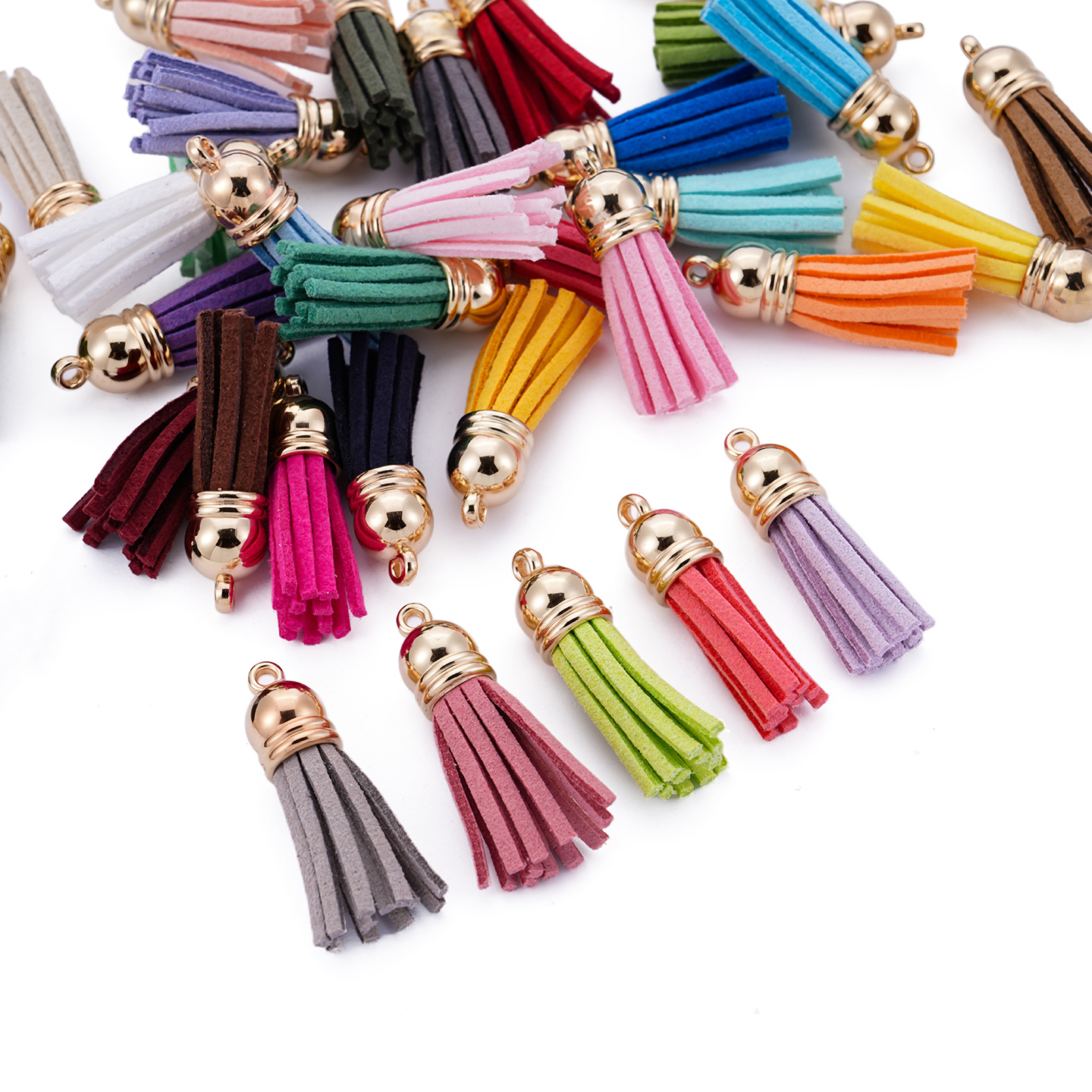 20pcs/Lots Tassel Synthetic Su - đánh giá và giá Leatherwork Diy