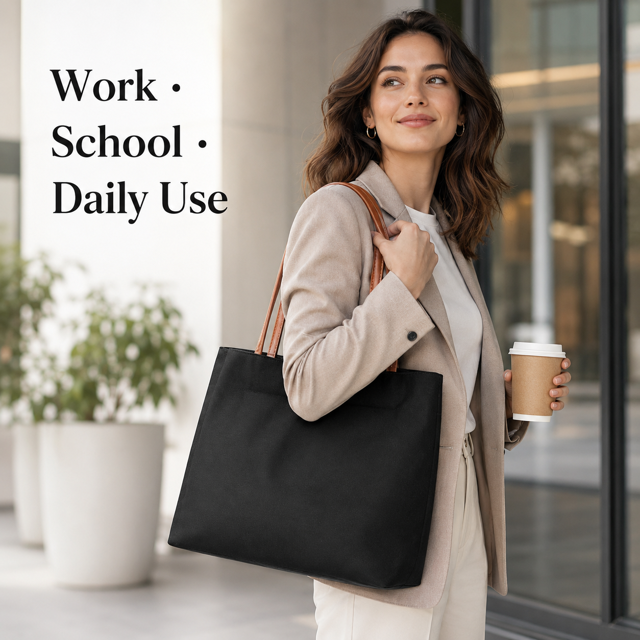 Minimalist Canvas Tote Bag Wom - đánh giá và giá Leather Workshop