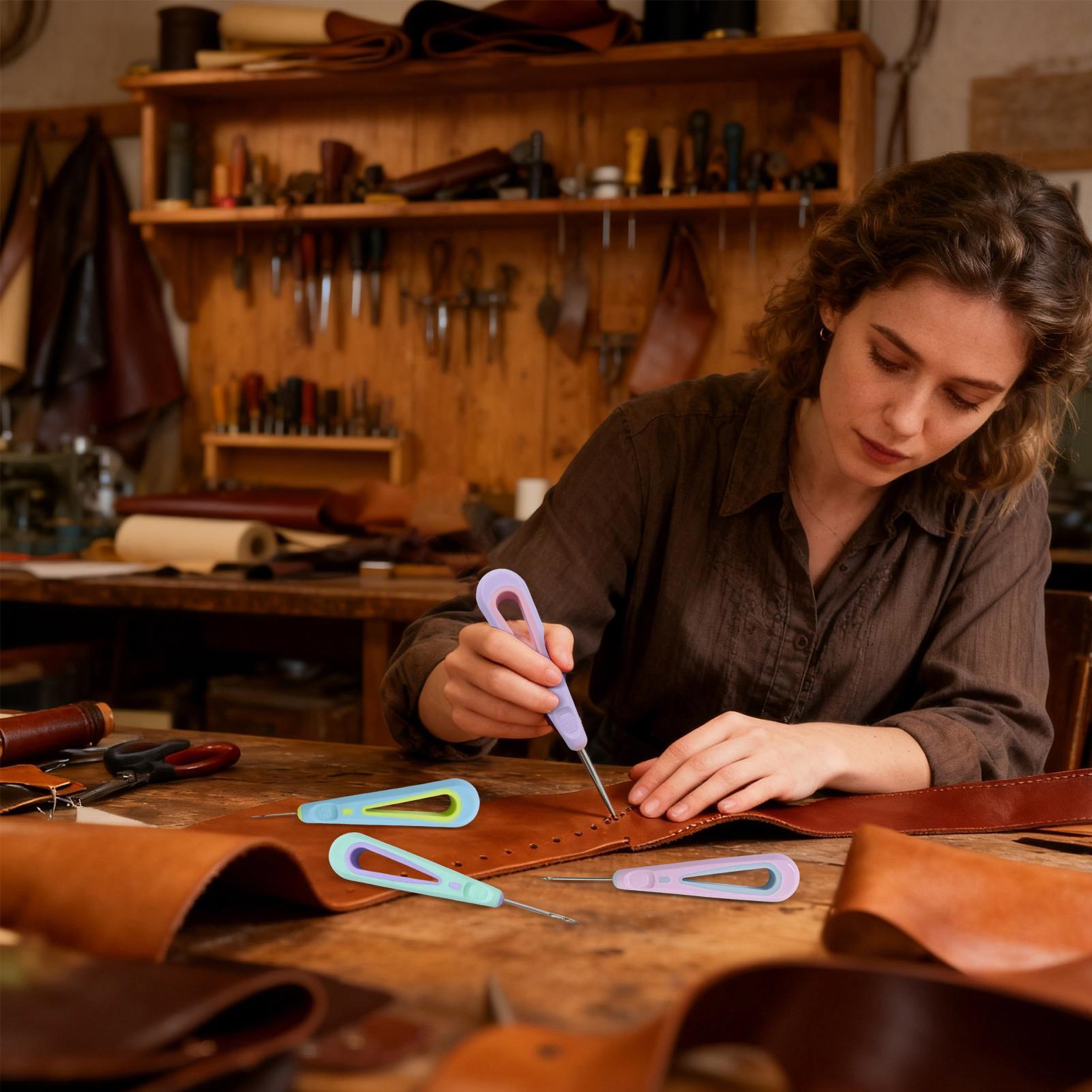 Leather Sewing Kit 4 Pieces St - đánh giá và giá Leatherwork Thread