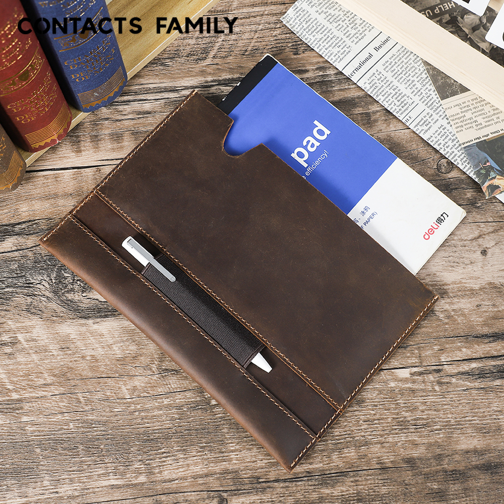 Genuine Leather Portable book  - đánh giá và giá Leather Work Folder