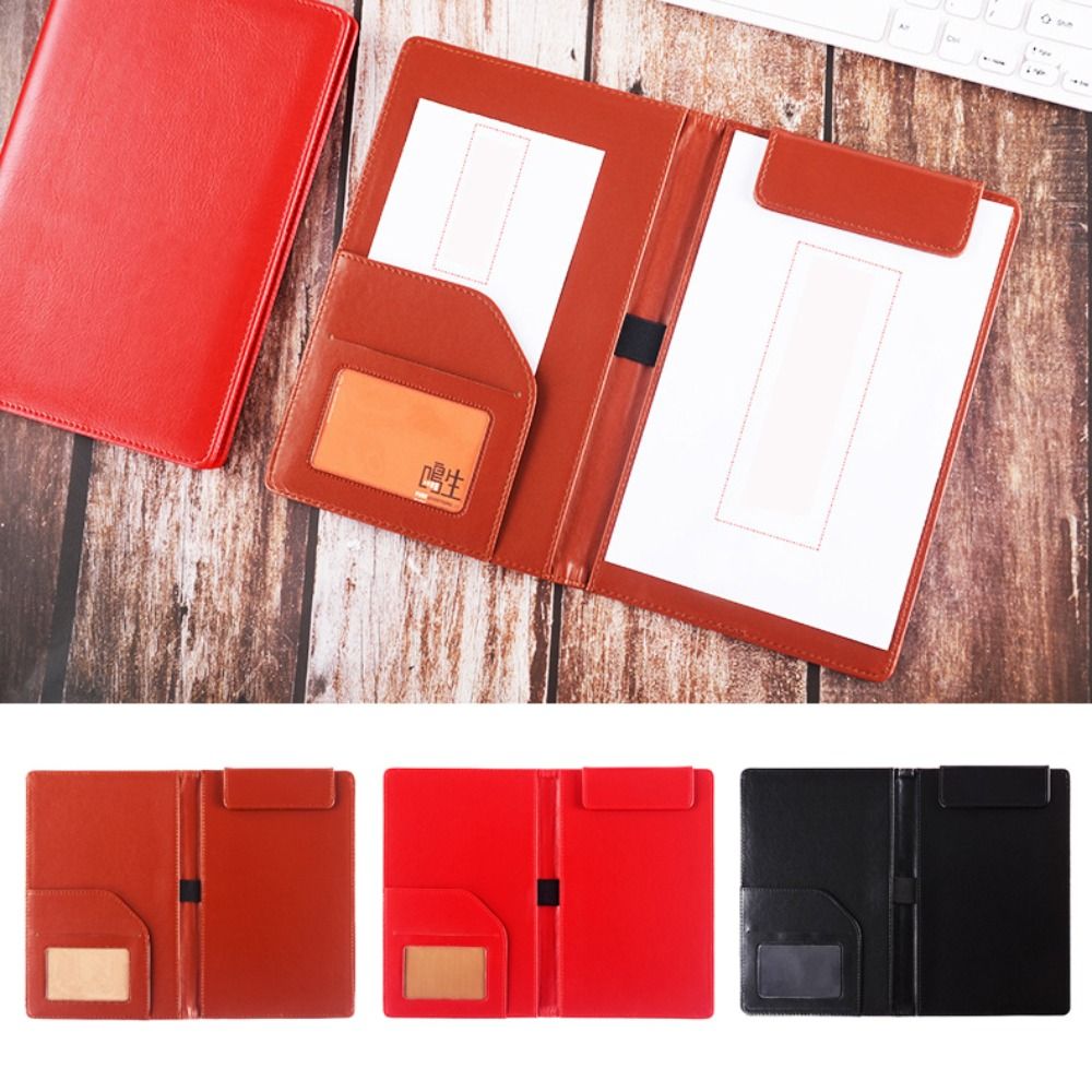 PU Leather A5 File Folder Card - đánh giá và giá Leather Work Folder