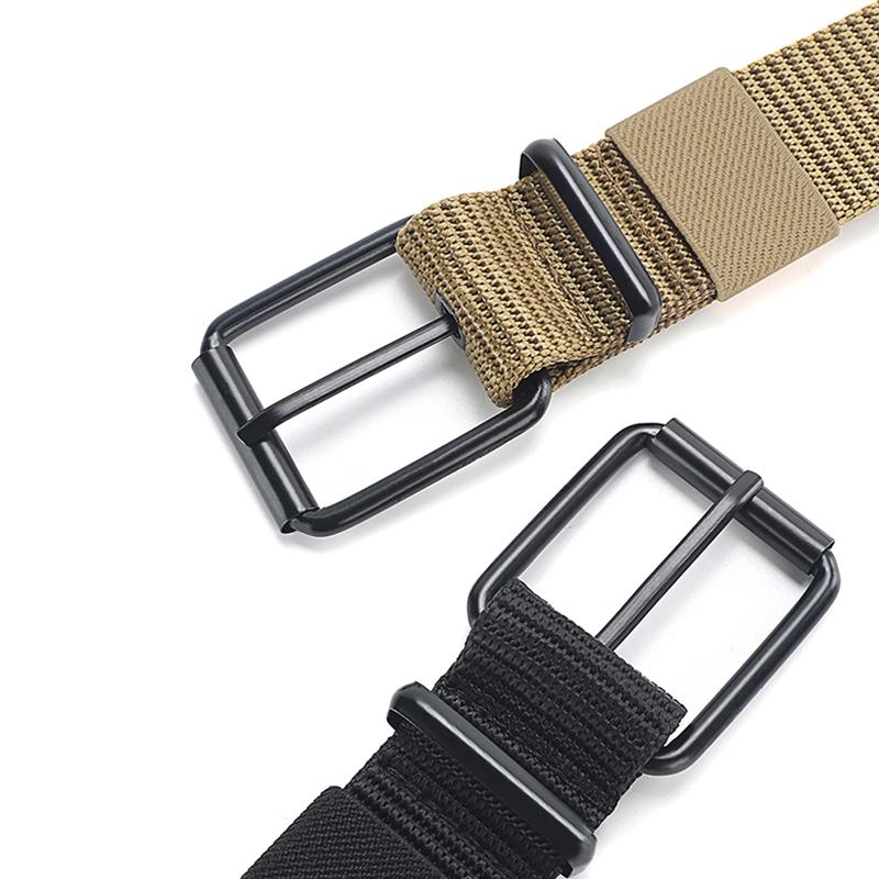 Men's Belt Porous Canvas Pin B - đánh giá và giá Leatherwork Eyelets