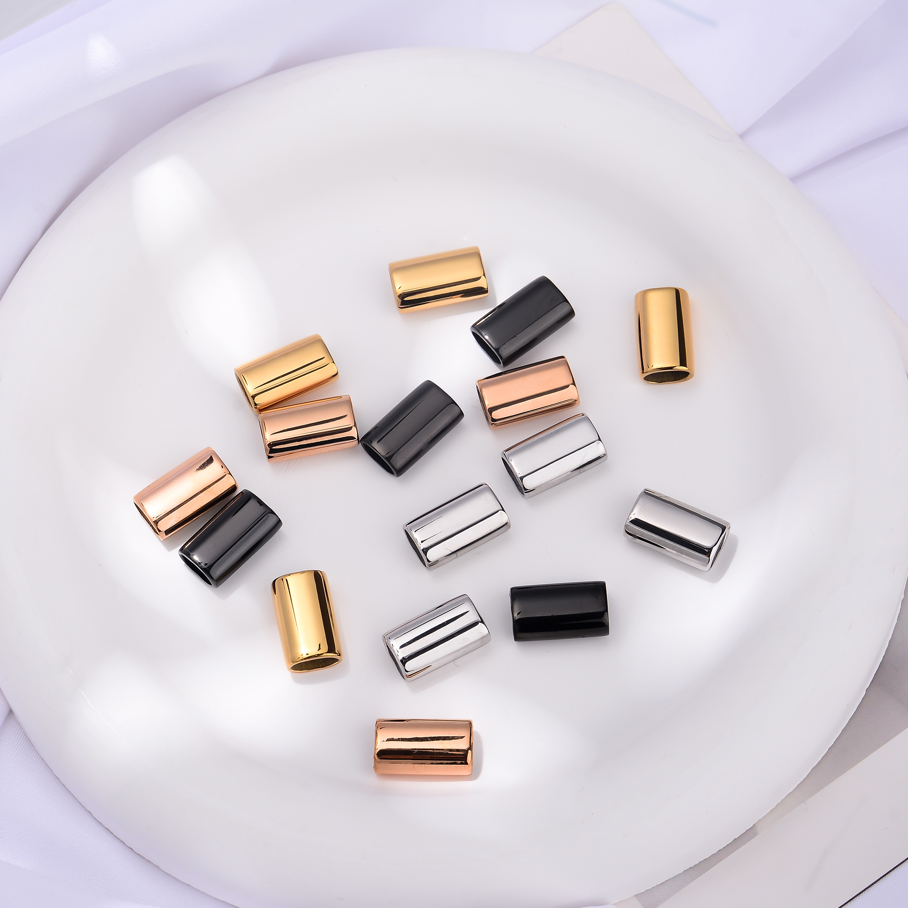 6PCS Stainless Steel Charm Sli - đánh giá và giá Leatherwork Diy