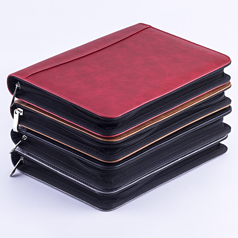 A5 Padfolio File Folder Docume - đánh giá và giá Leather Work Folder