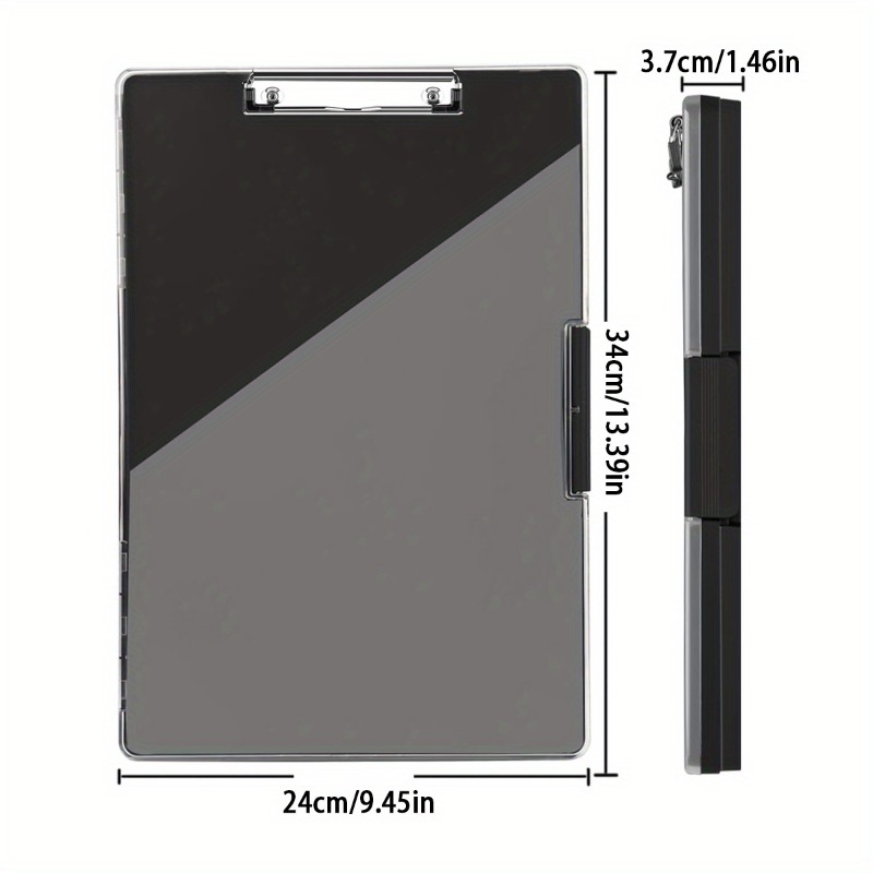 1 Pc Black Clipboard with Stor - đánh giá và giá Leather Work Folder