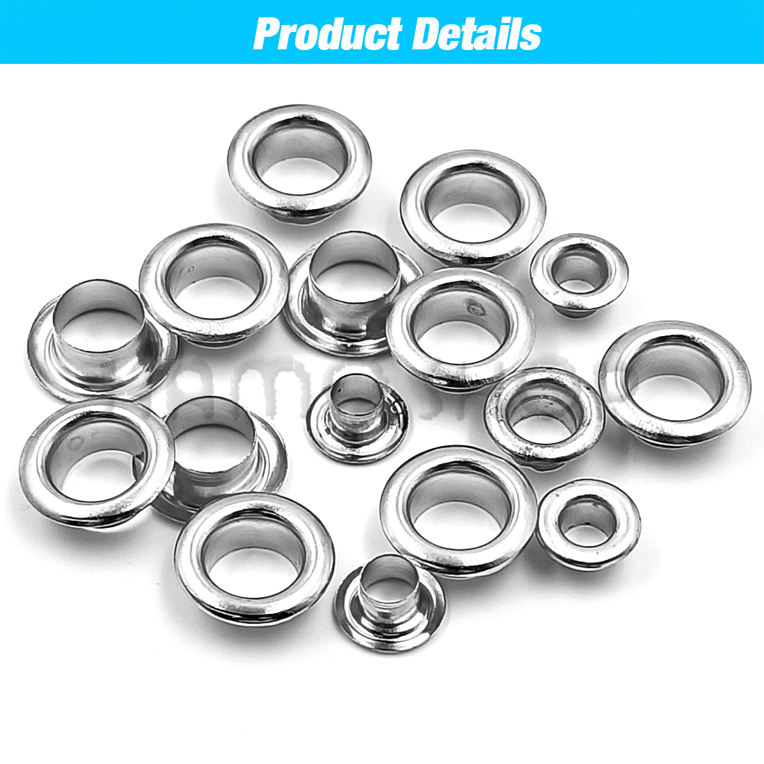 50set Silver Colors Metal Eyel - đánh giá và giá Leatherwork Eyelets