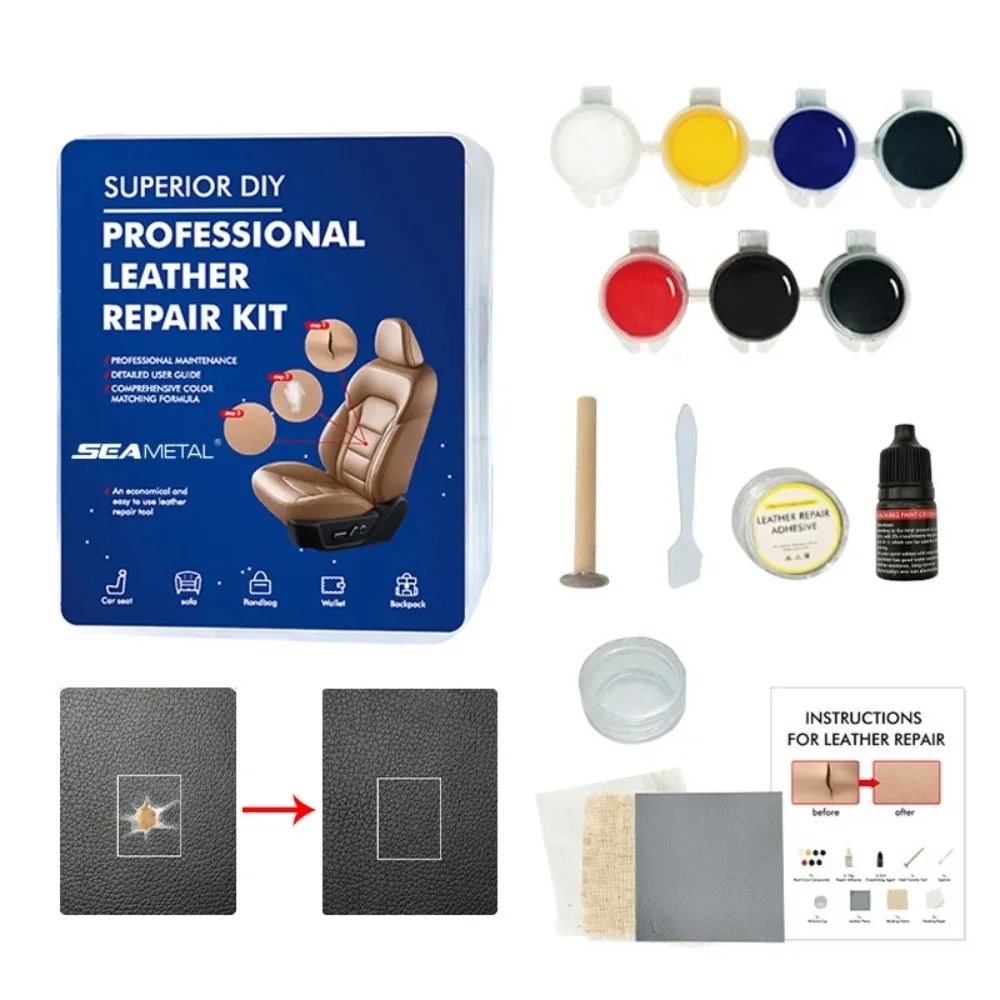 Car Leather Repair Tool Kit 7  - đánh giá và giá Leather Workshop