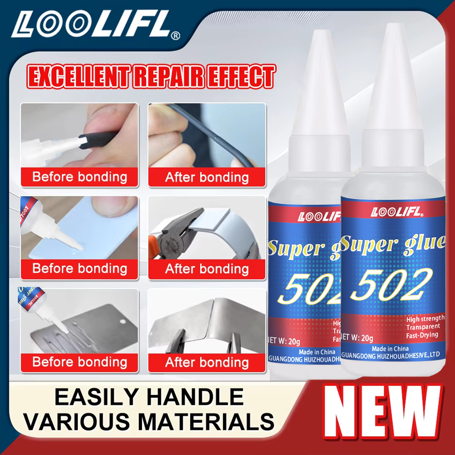 LOOLIFL 1-7pcs 502 Super Glue  - đánh giá và giá Leather Workshop