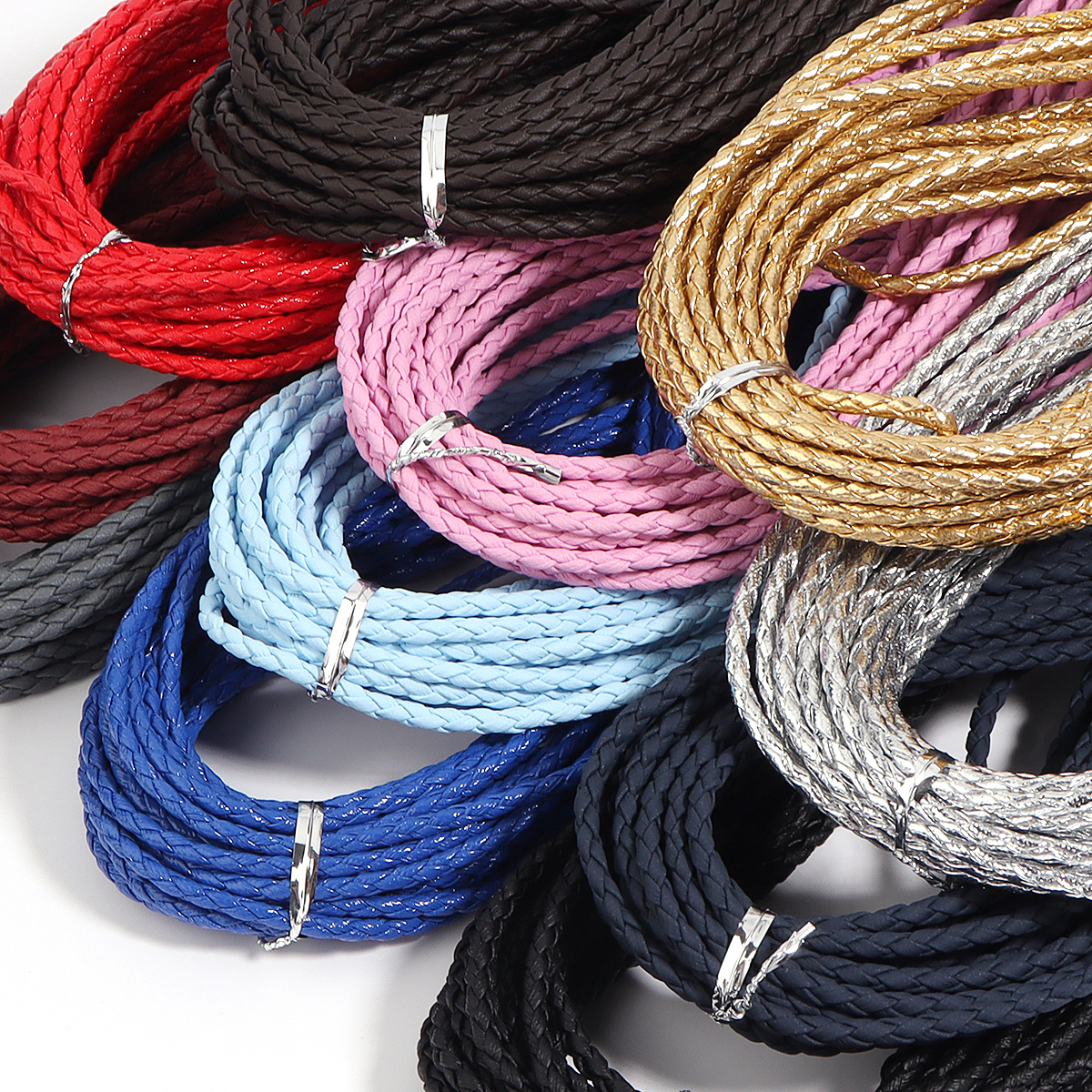 10Yards 3mm Braided Genuine Le - đánh giá và giá Leatherwork Diy