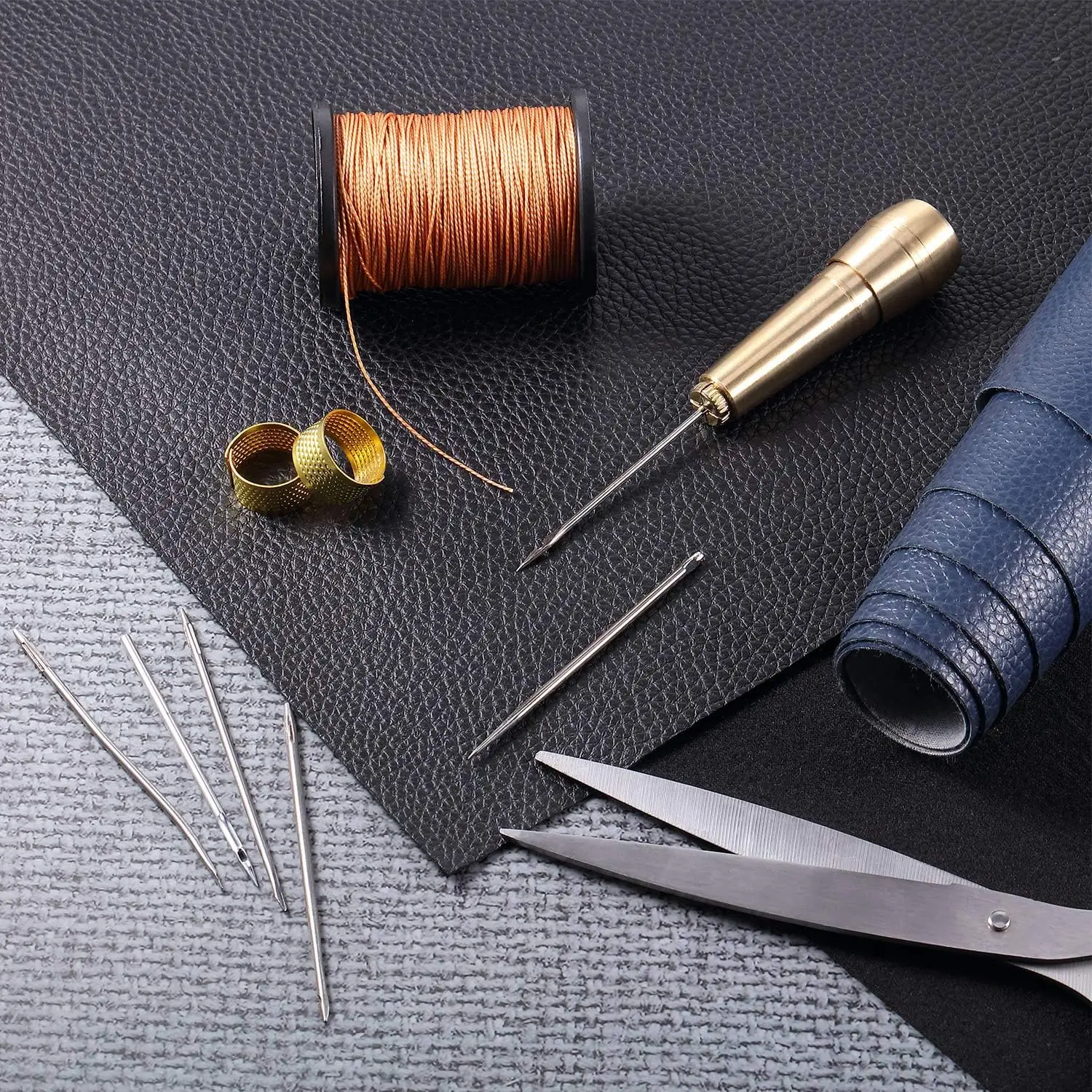 Leather Stitching Kit w/Copper - đánh giá và giá Leatherwork Thread